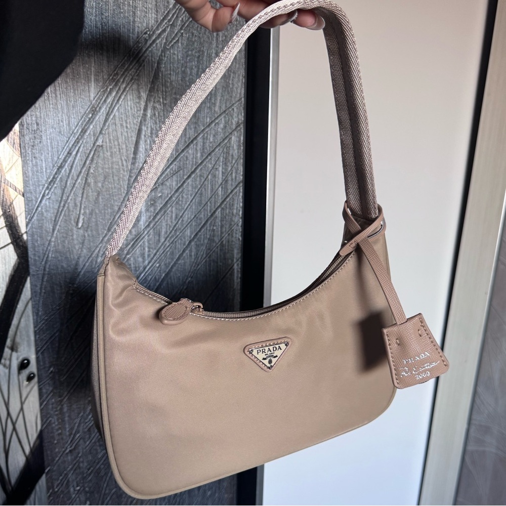 COPY - Prada Re-Edition 2000s Tan Shoulder Bag